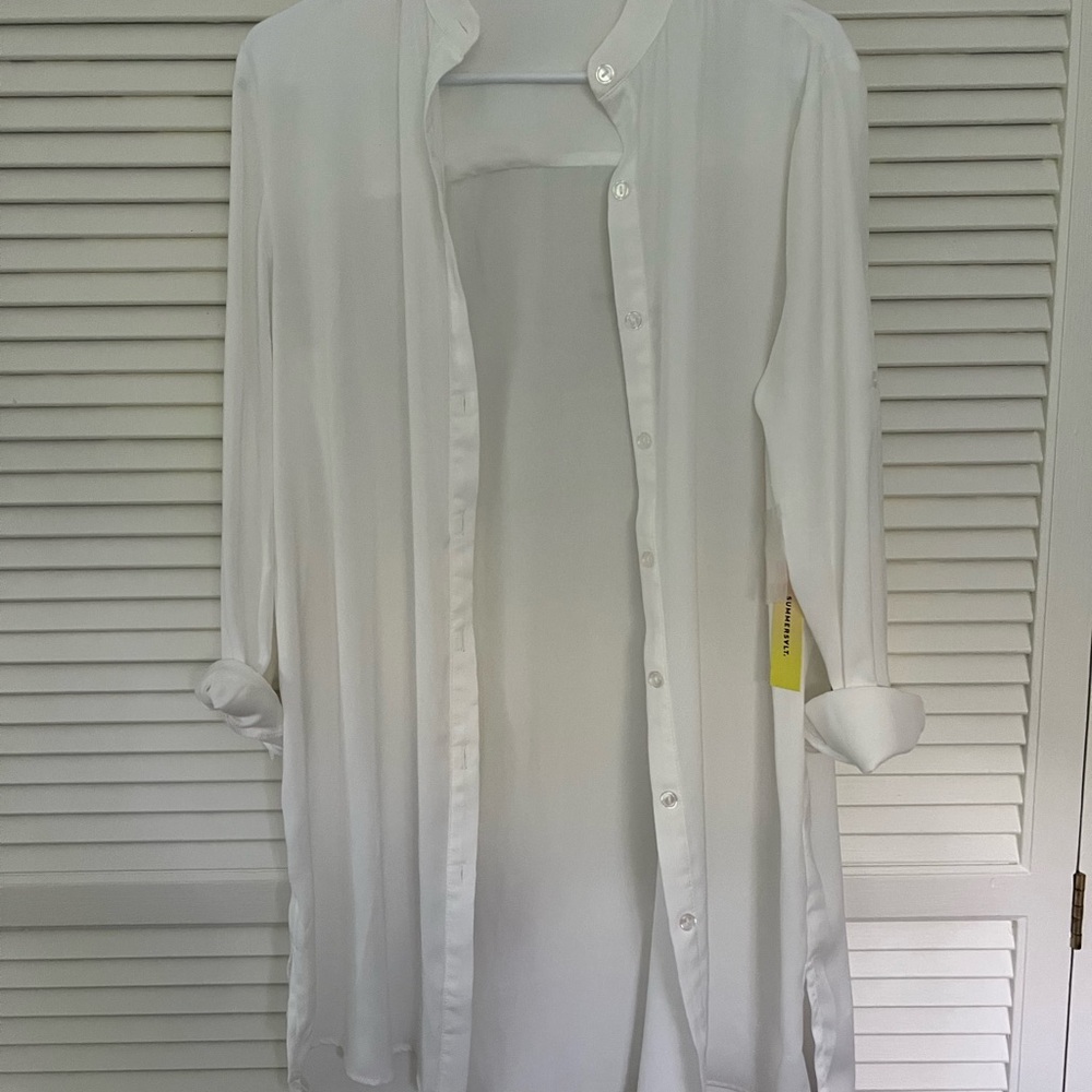 Summersalt The Short Effortless Shirtdress Cover Up